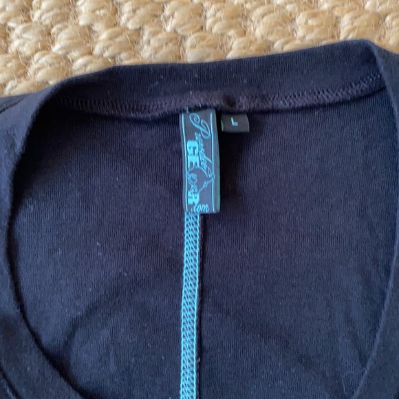 ProRodeo Gear PRCA black V-neck t-shirt - large - Picture 2 of 5